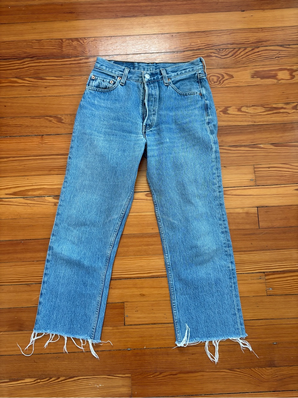 Levi’s 501 Classic Blue Women's Straight-Leg Jeans